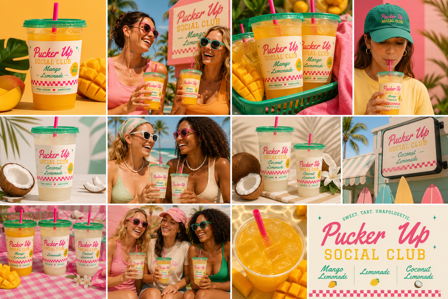 Pucker Up Social Club flavors