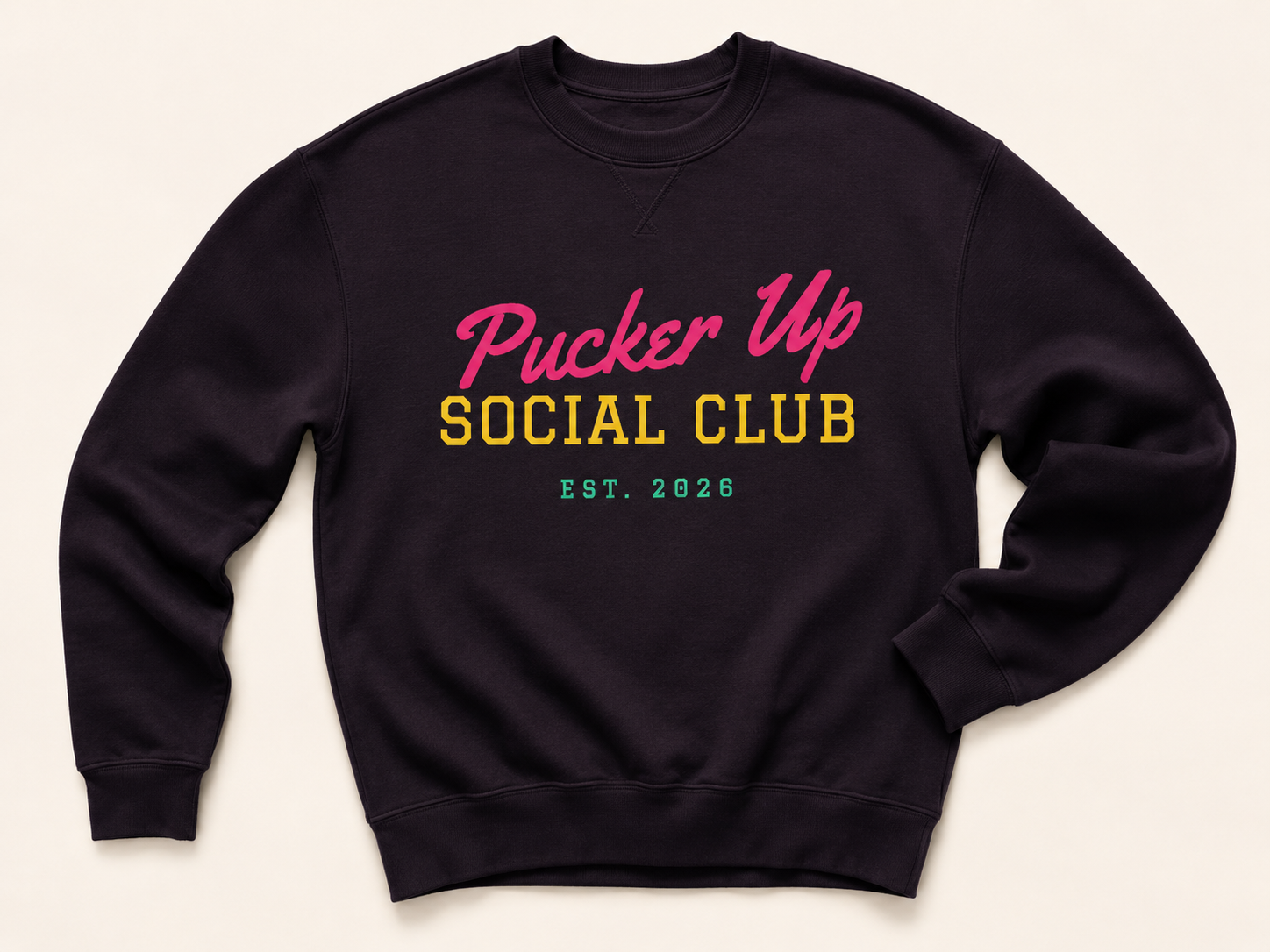 Pucker Up Social Club Crewneck