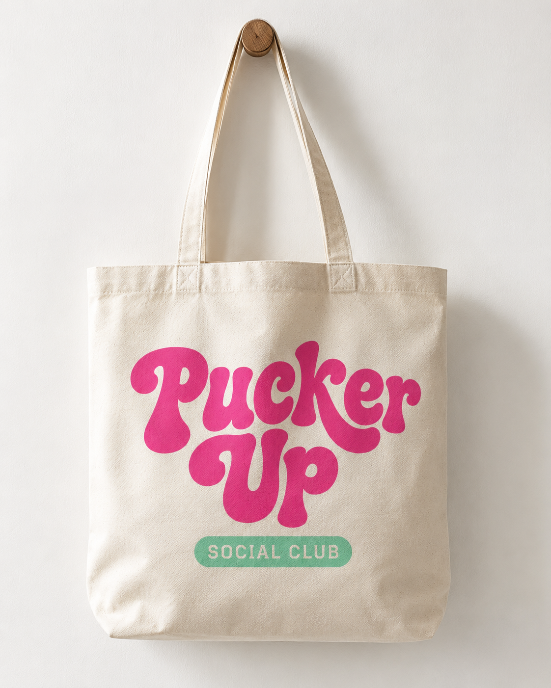 Pucker Up Social Club Tote